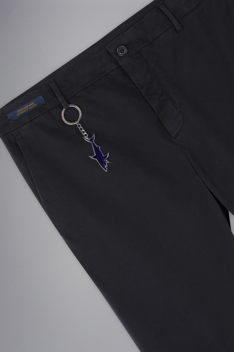 COTTON STRETCH CHINO TROUSERS 5