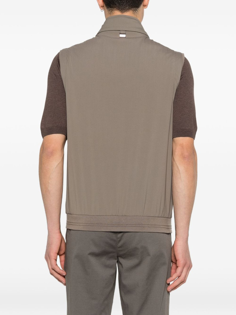 zip sleeveless gilet 4