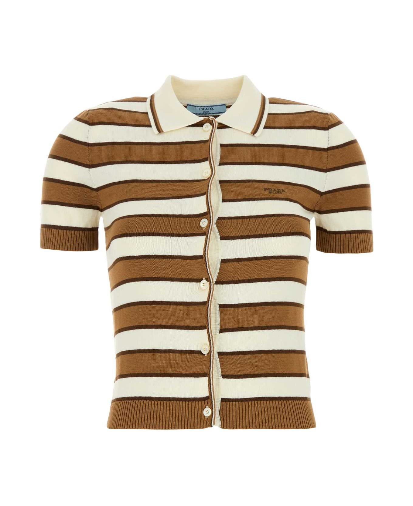 Embroidered Cotton Cardigan - 1