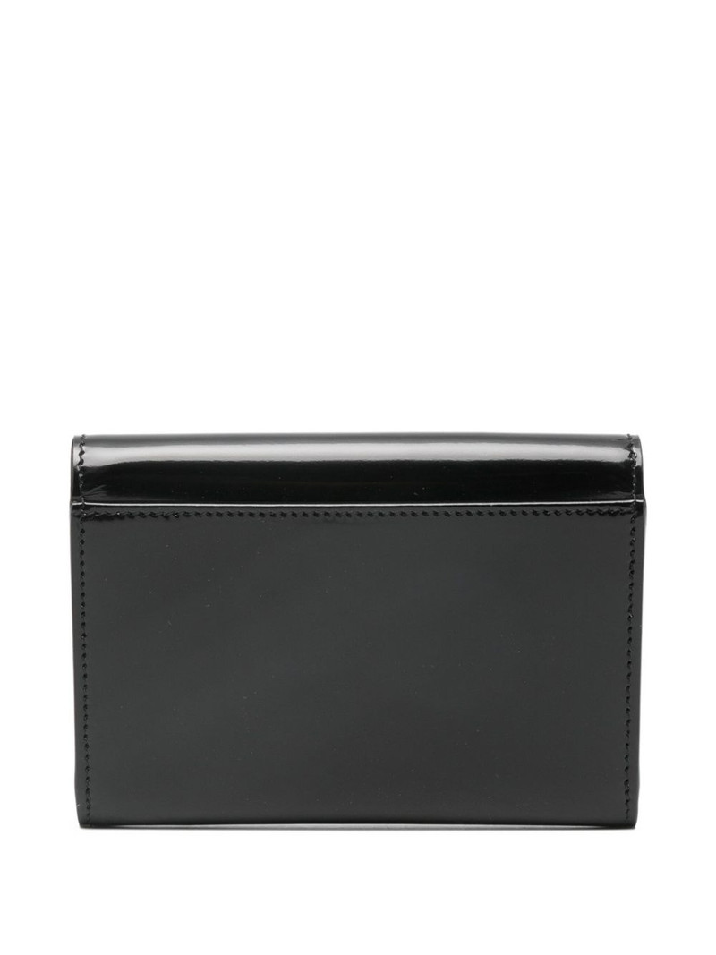 SAINT LAURENT logo-plaque leather wallet outlook