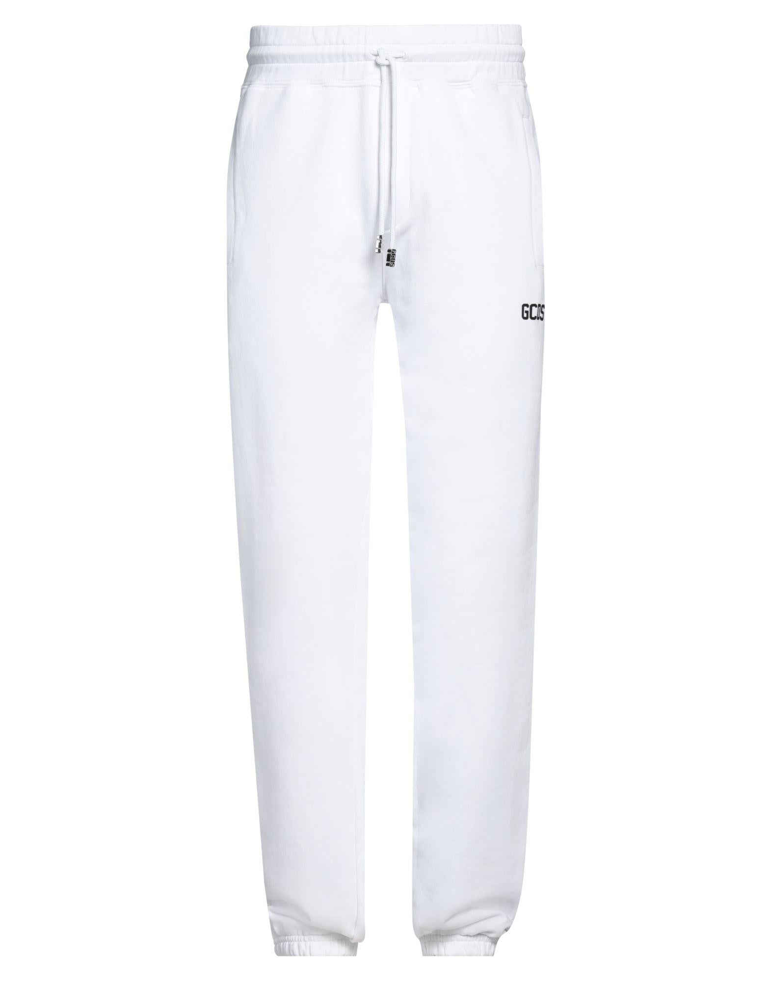White Men's Casual Pants - 1