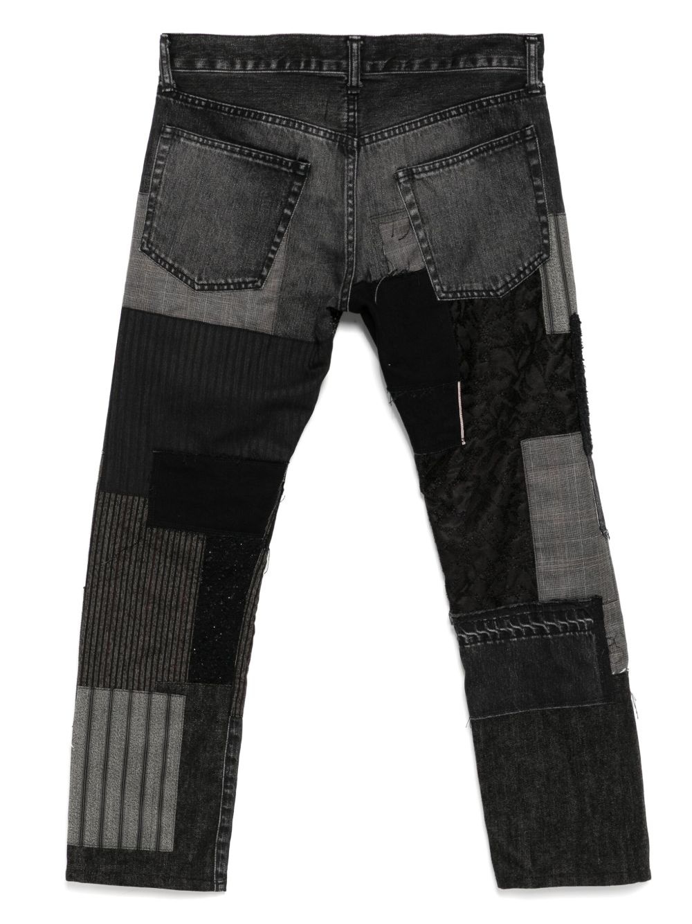 patchwork jeans - 2