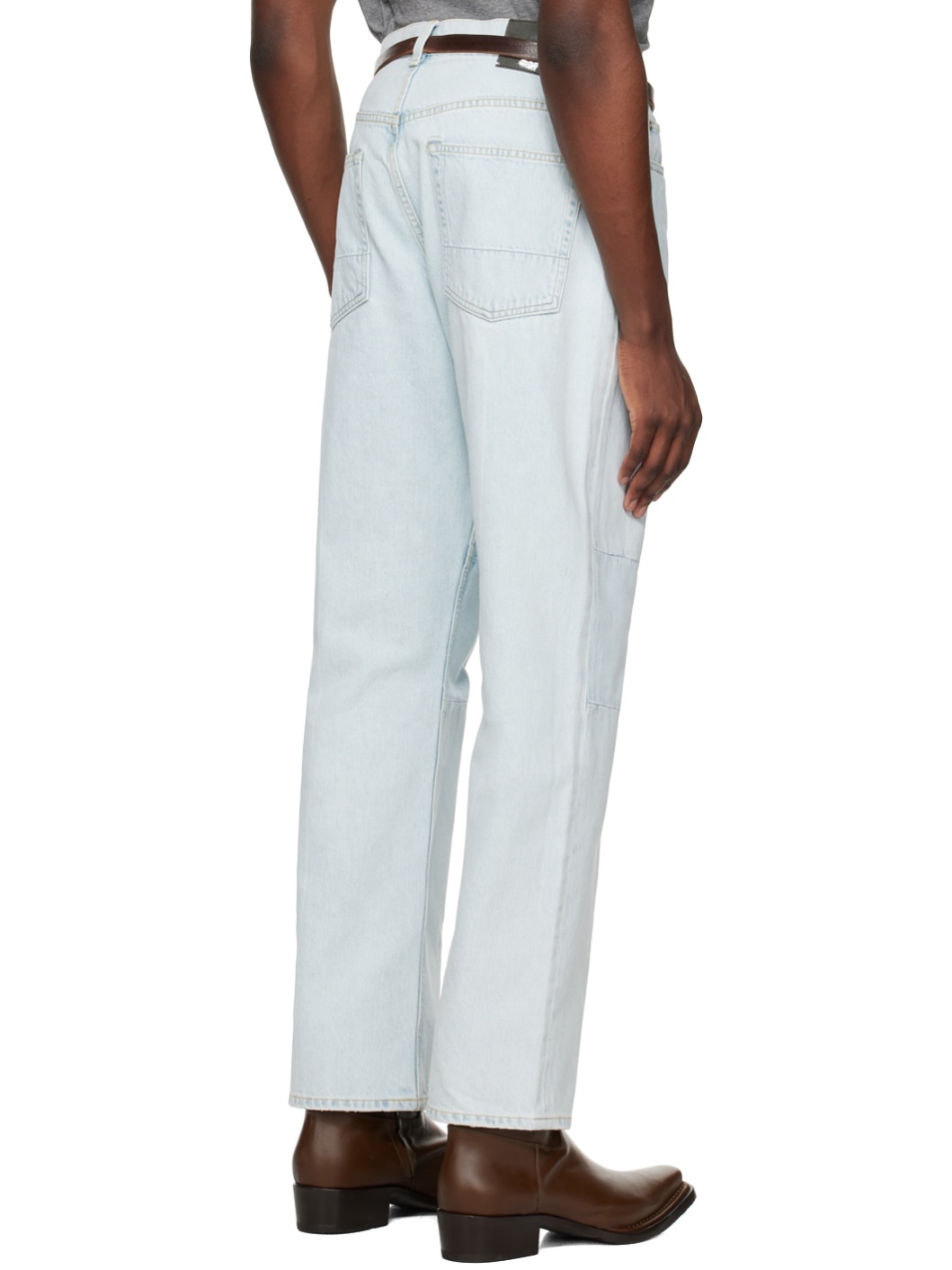 Blue Extended Third Cut Jeans - 3