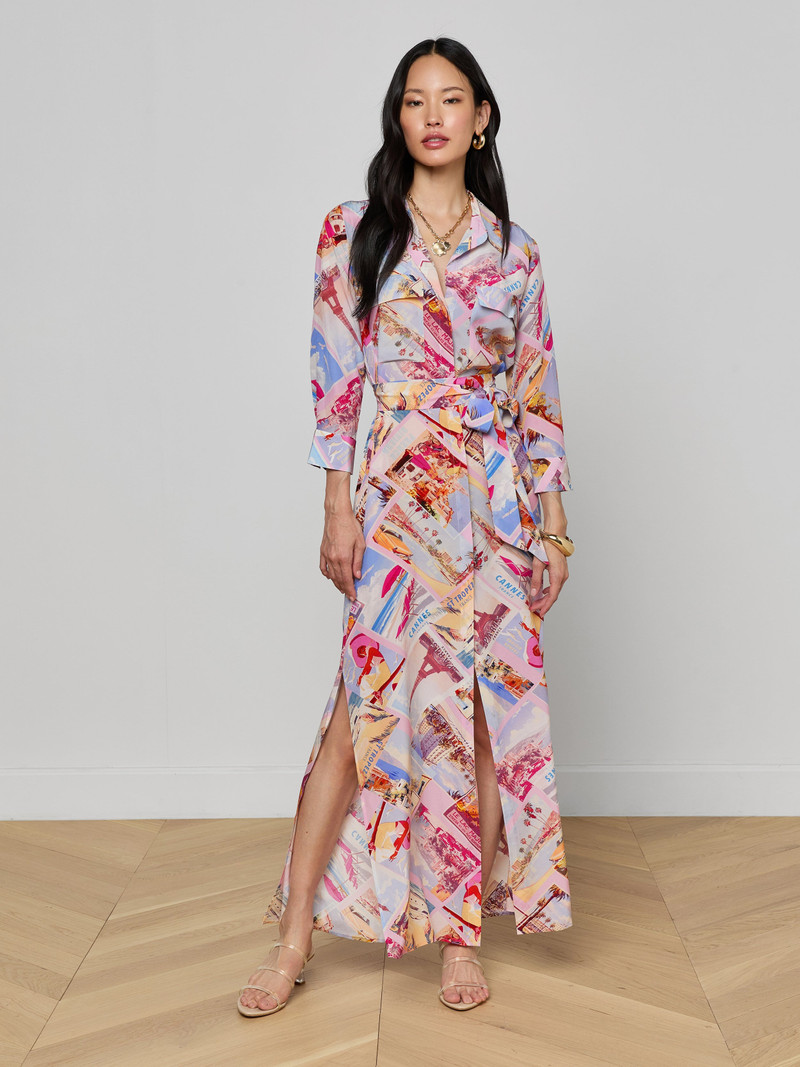 Cameron Silk Shirt Dress 4