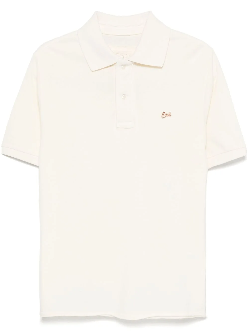 logo-patch polo shirt - 1