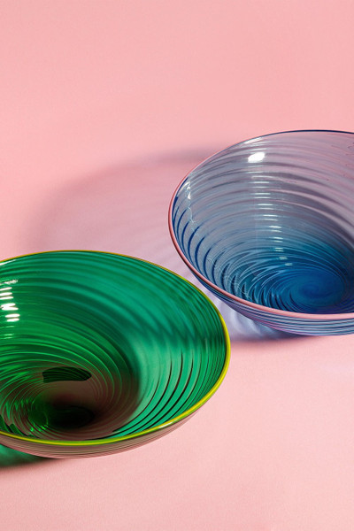 La DoubleJ Murano Glass Bowl - Blue outlook