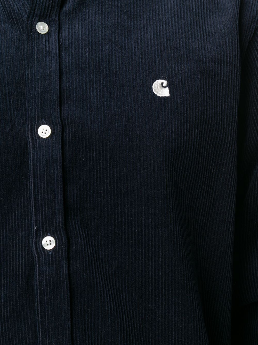 corduroy button-down shirt - 5