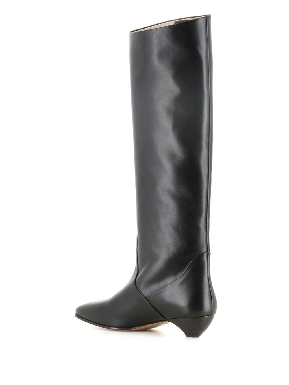 knee-high leather boots - 3