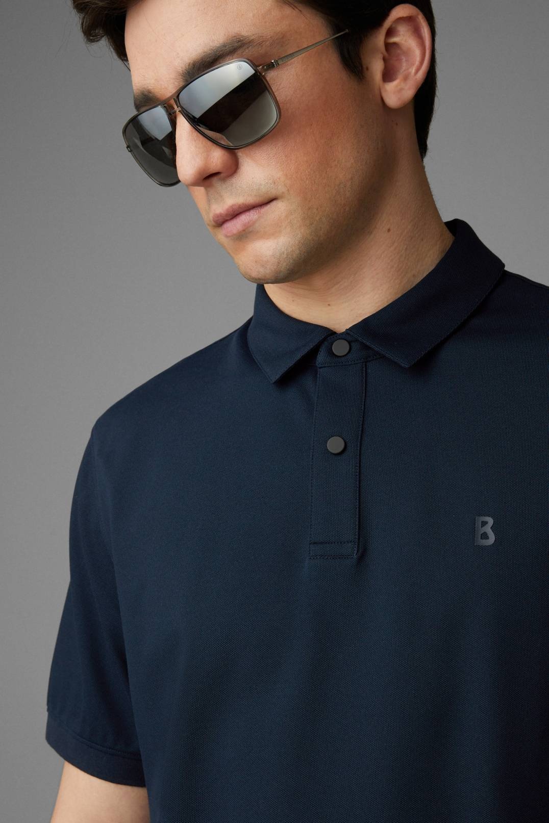 TIMO POLO SHIRT IN NAVY BLUE - 4