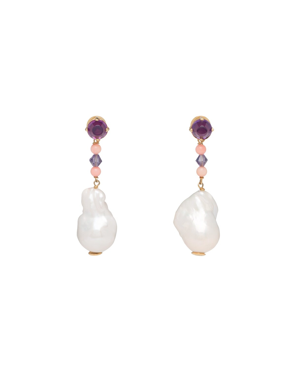 Prada Fine Jewellery gold and pearl earrings - 3