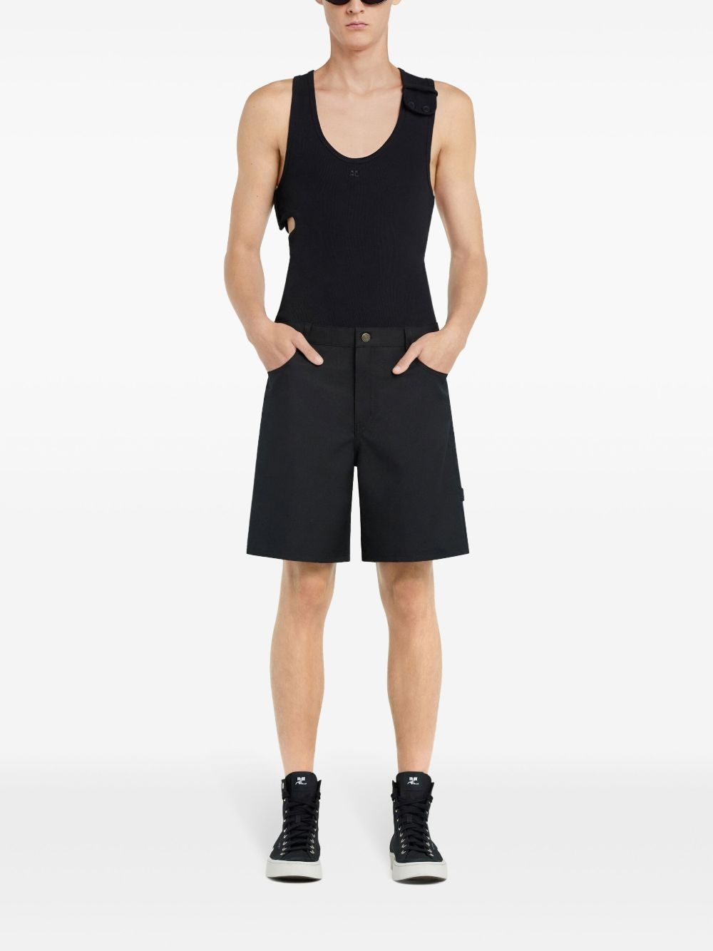 straight-leg bermuda shorts - 2
