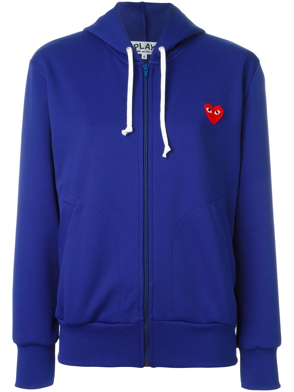 embroidered heart hoodie - 1