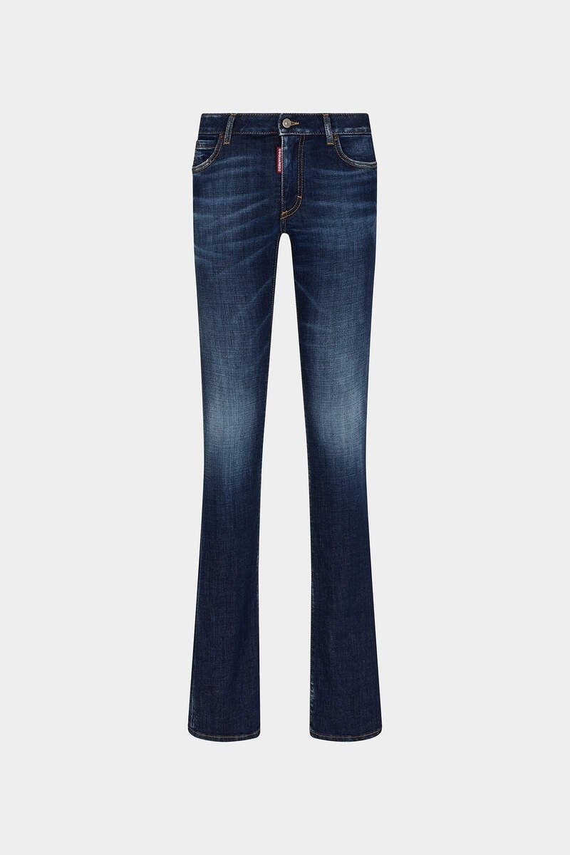 DARK CLEAN WASH TRUMPET JEANS - 1