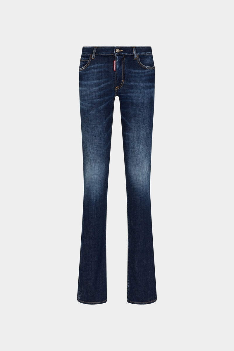 DARK CLEAN WASH TRUMPET JEANS 1