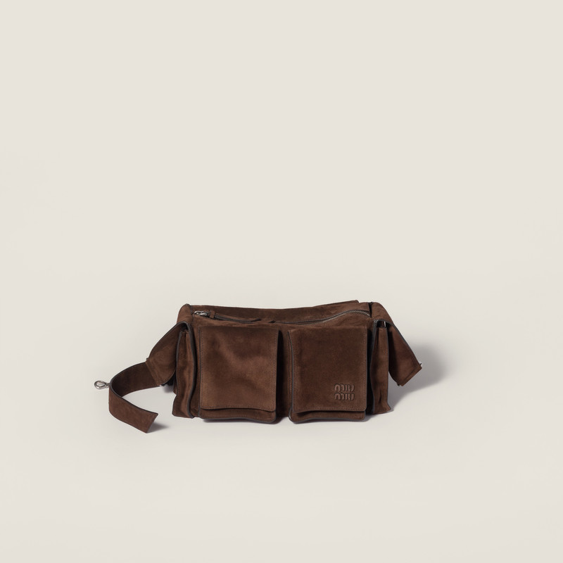 Utilitaire suede shoulder bag 1
