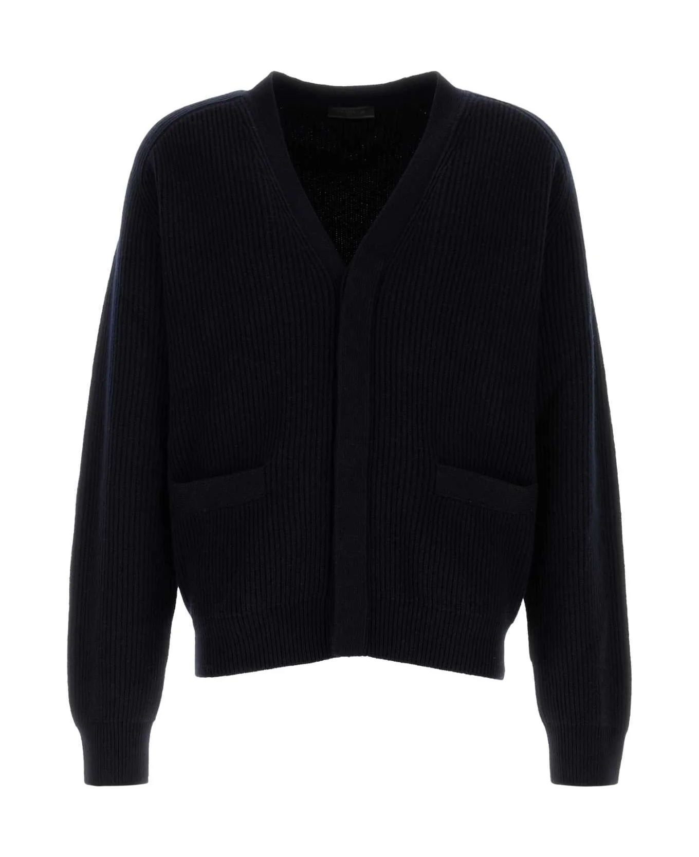 Dark Blue Cashmere Cardigan - 1