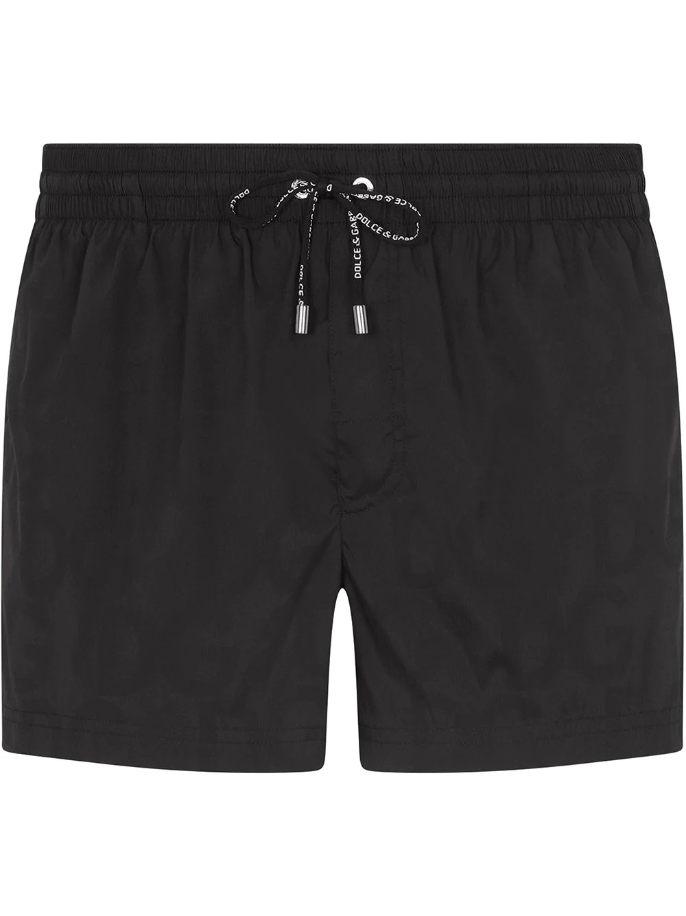 drawstring swim shorts - 1