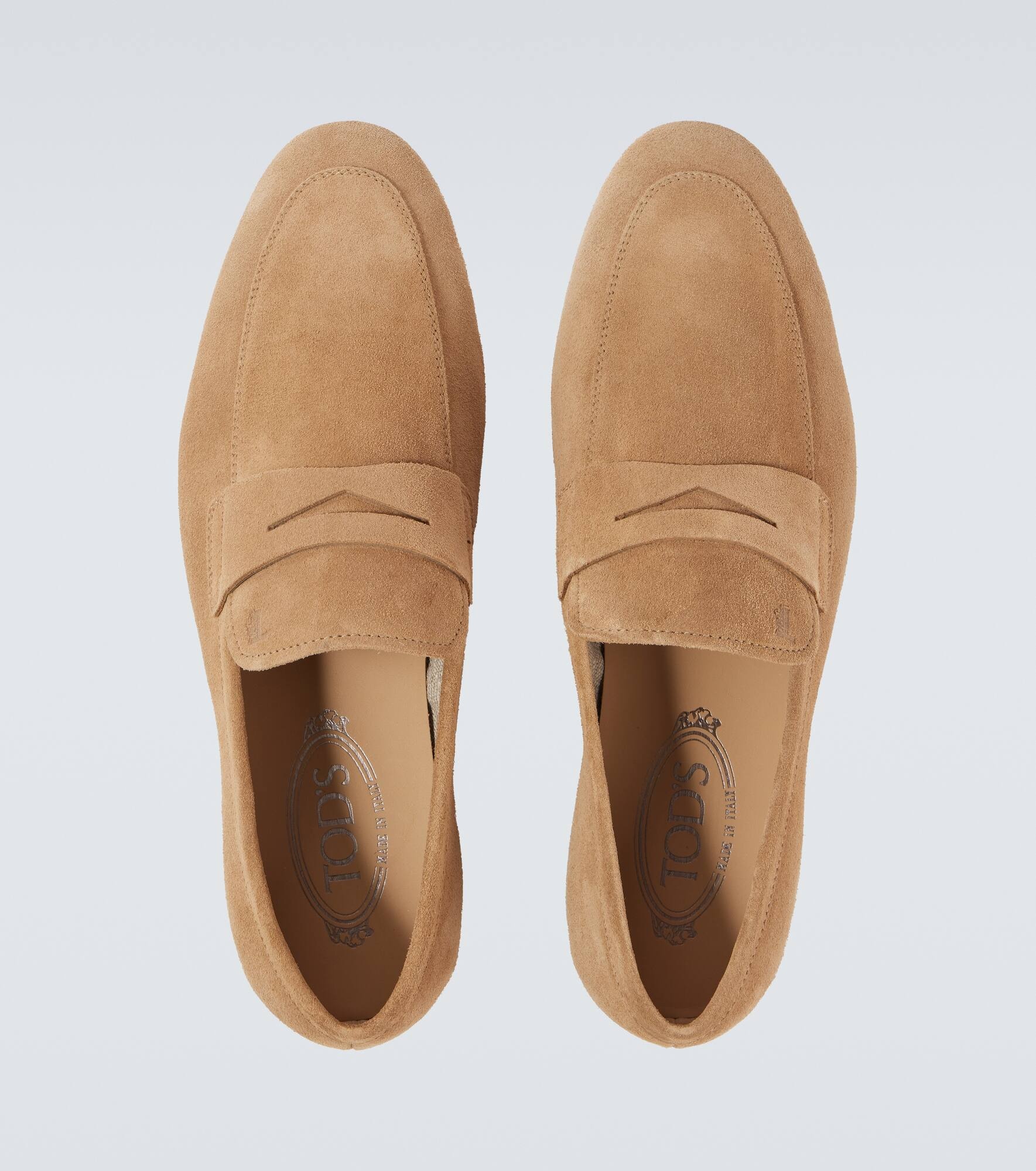 Suede penny loafers - 4