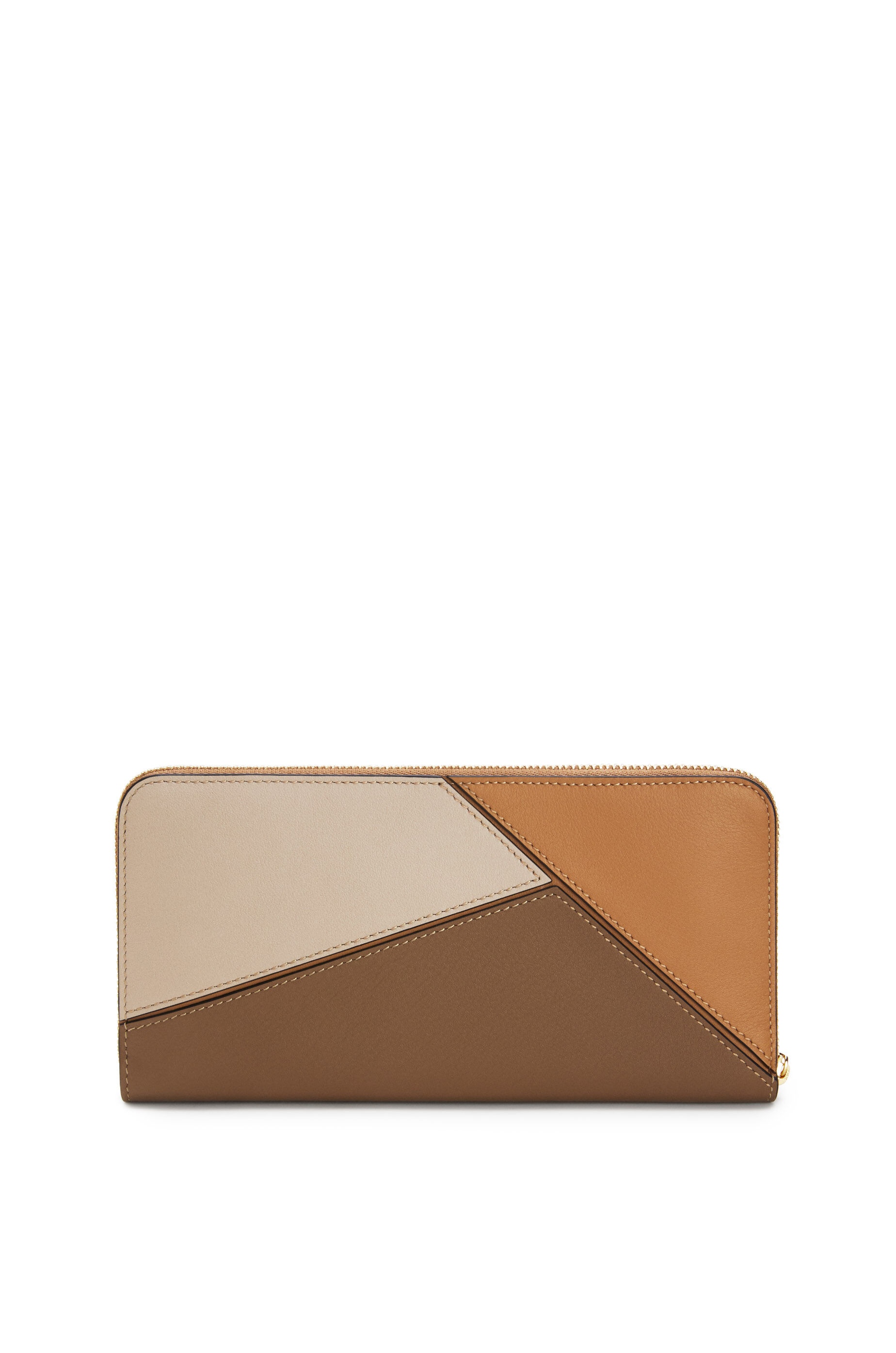 Puzzle zip around wallet in classic calfskin - 4