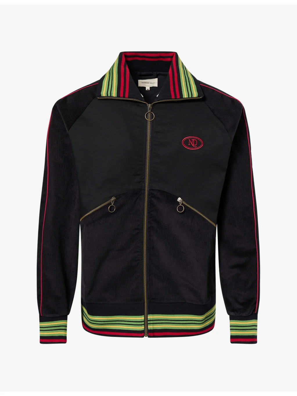 Warm-Up Stripe-Trim Cotton Jacket - 1