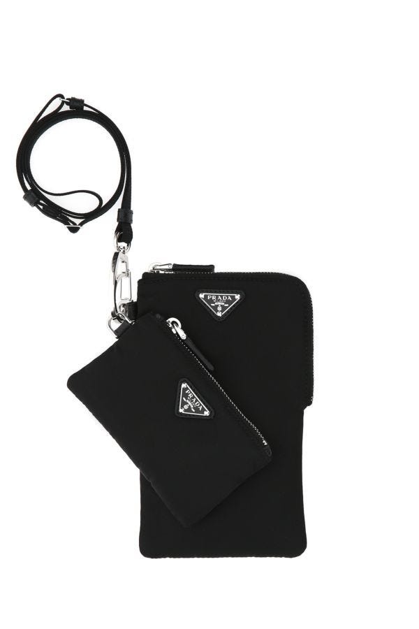 Prada Man Black Nylon Phone Case - 1