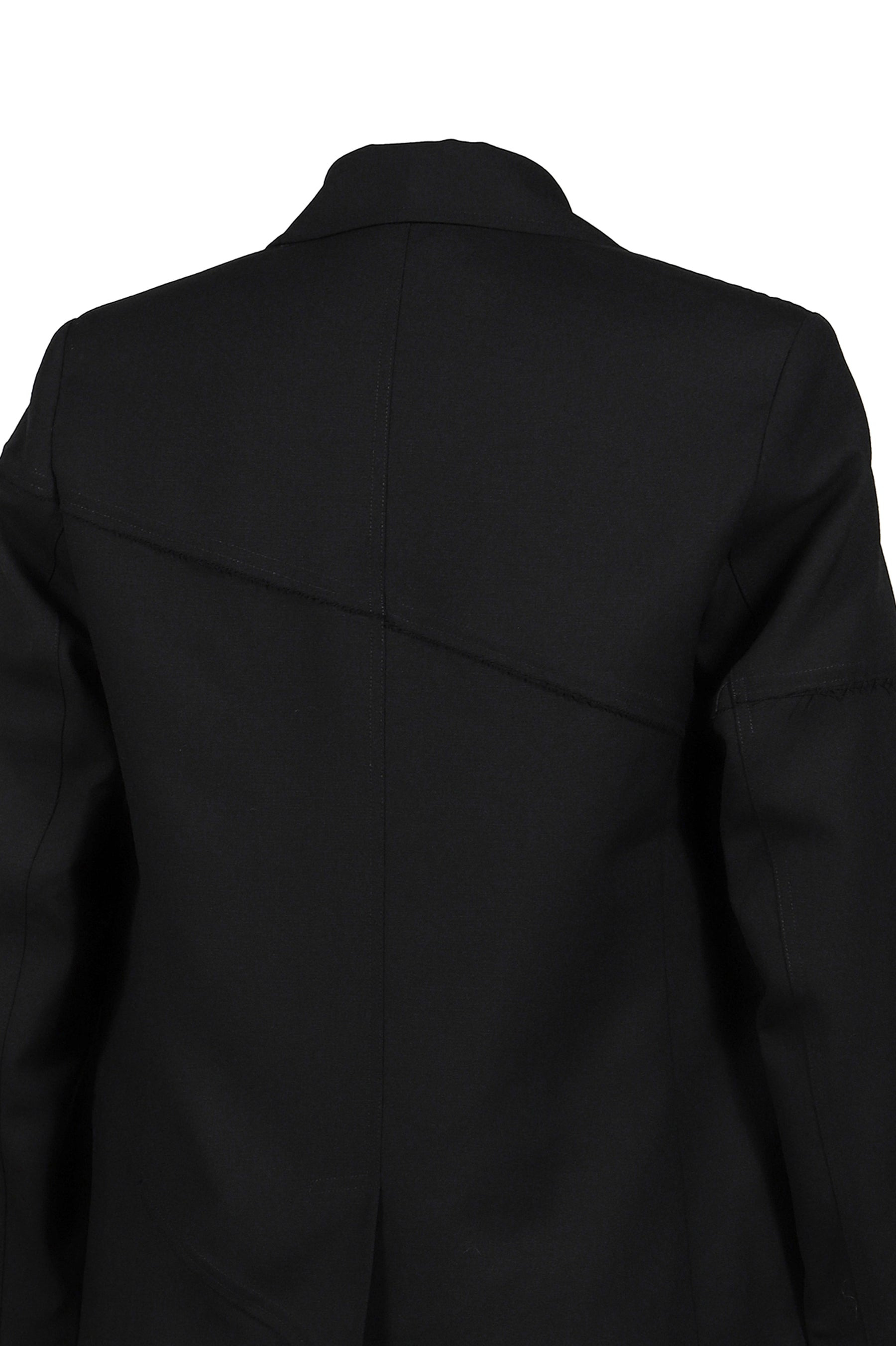 "SLASH" OVERSIZED BLAZER / BLK - 9