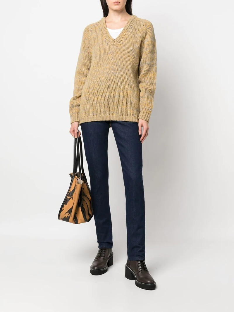Aspesi virgin wool V-neck jumper outlook