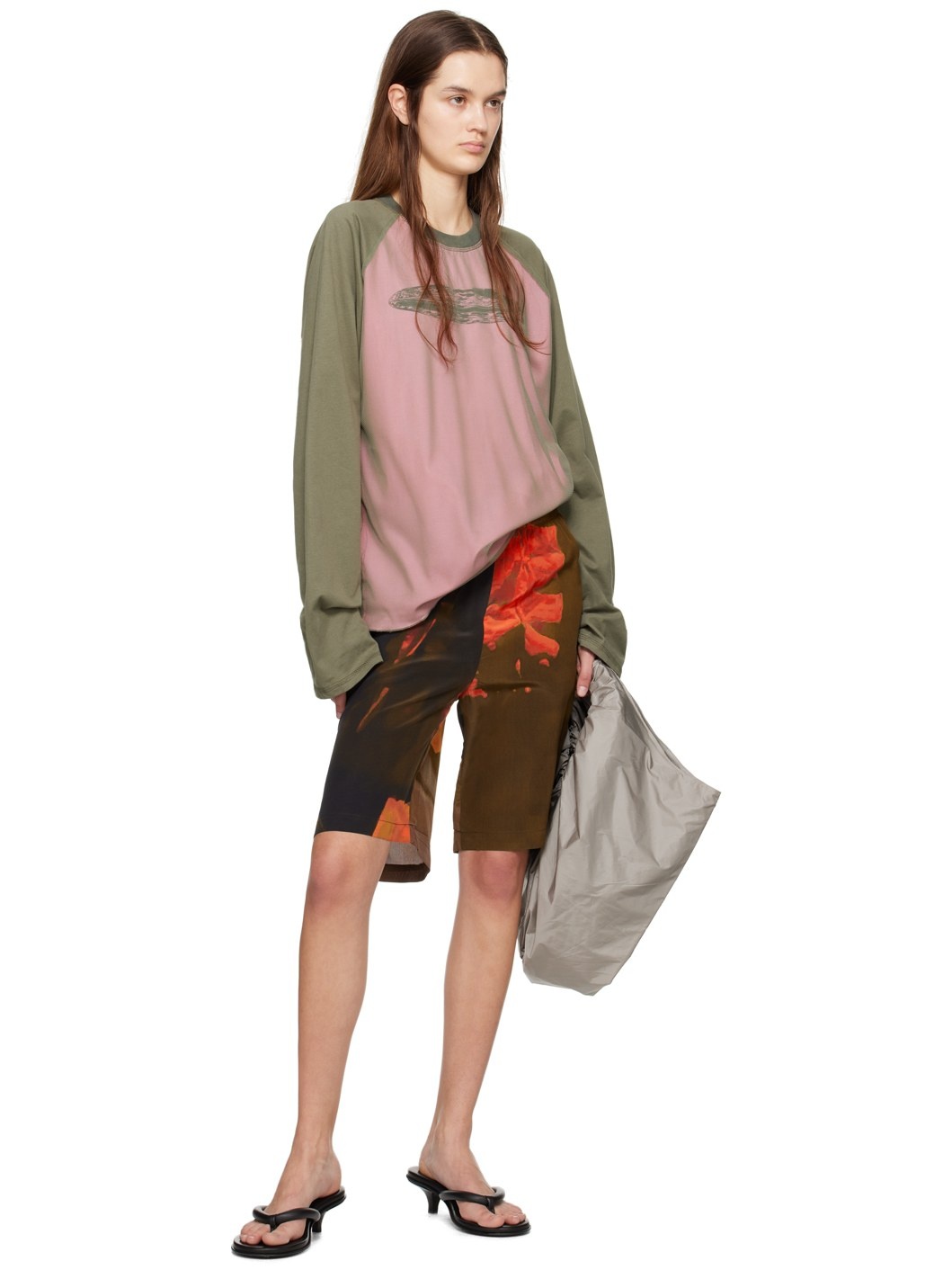 Multicolor Print Shorts - 4
