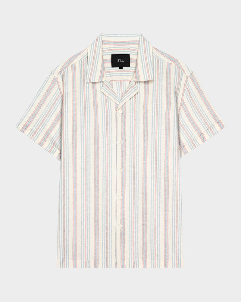 Men's Short-Sleeve Amalfi Shirt in Stripes 1