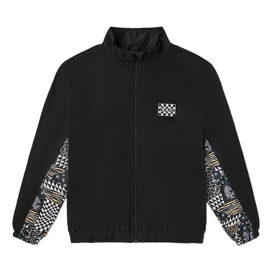 Vans Grid animal Printing Jacket Couple Style Black VN0A5H9SBLK - 1