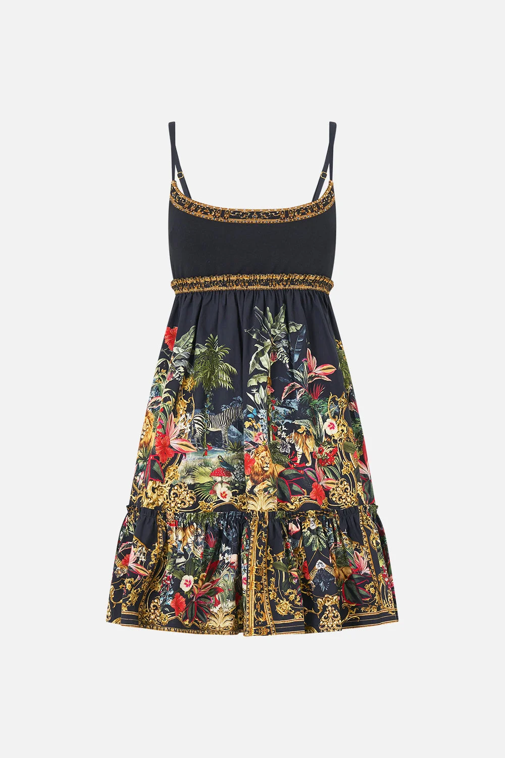 SHORT DRESS WITH JERSEY BODICE PALACE ZOOLOGY - 1
