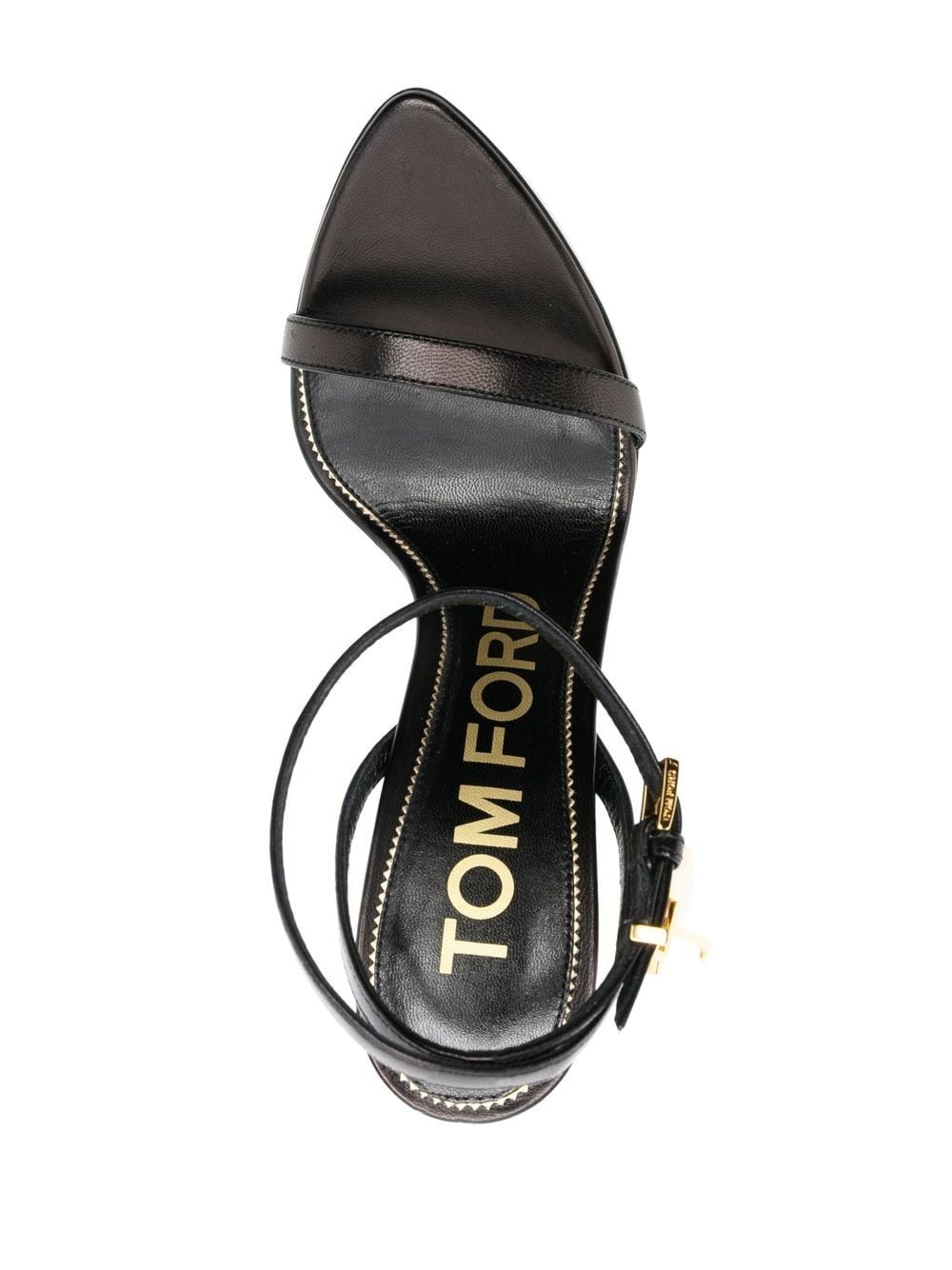 Padlock 120mm leather sandals - 4