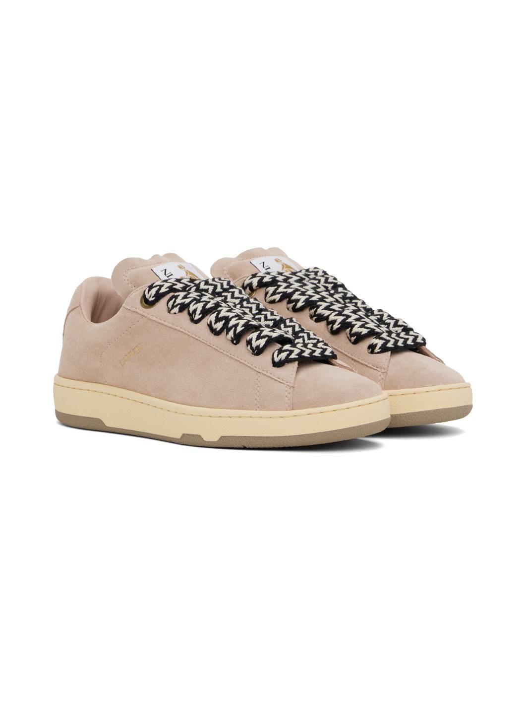 Pink Suede Curb Lite Sneakers - 4