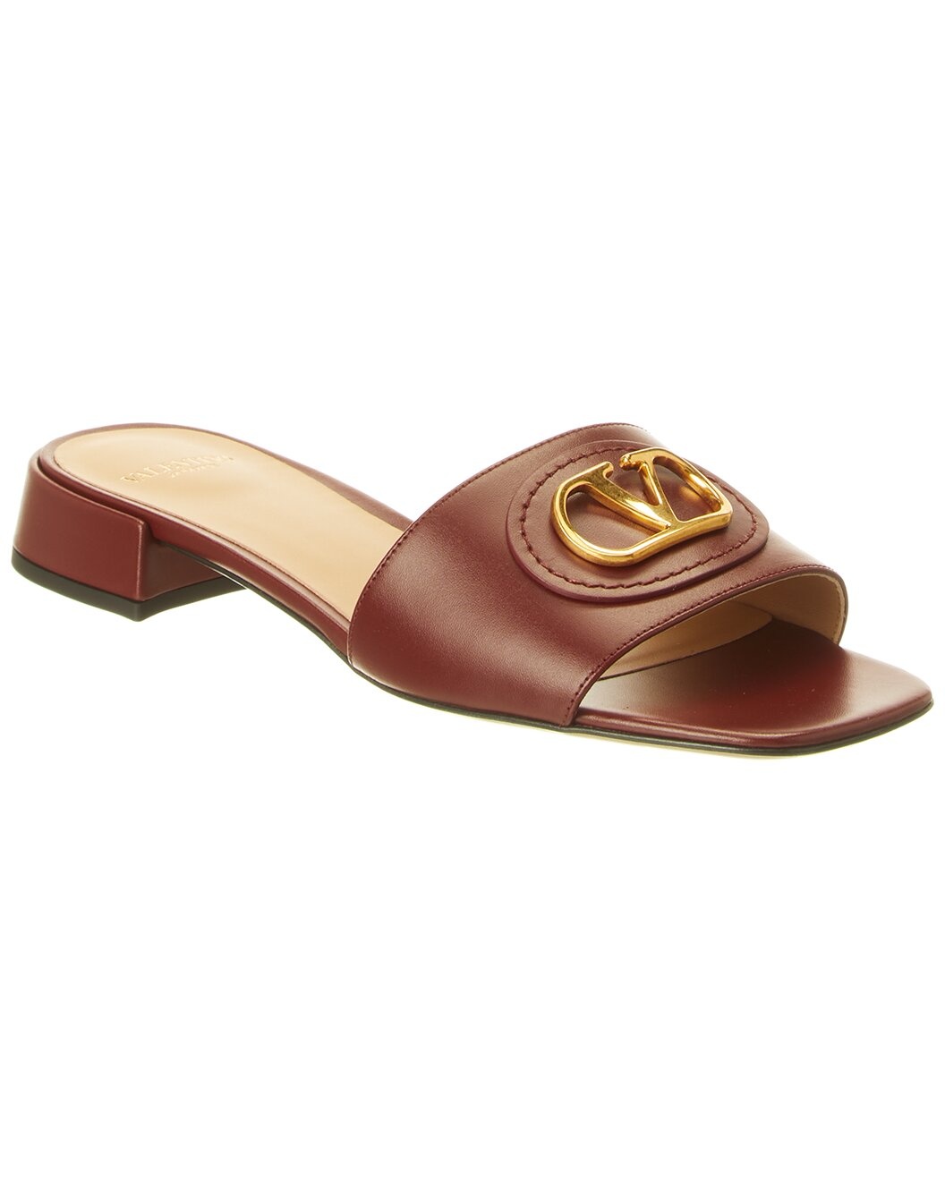 Valentino VLogo Signature Leather Sandal - 1
