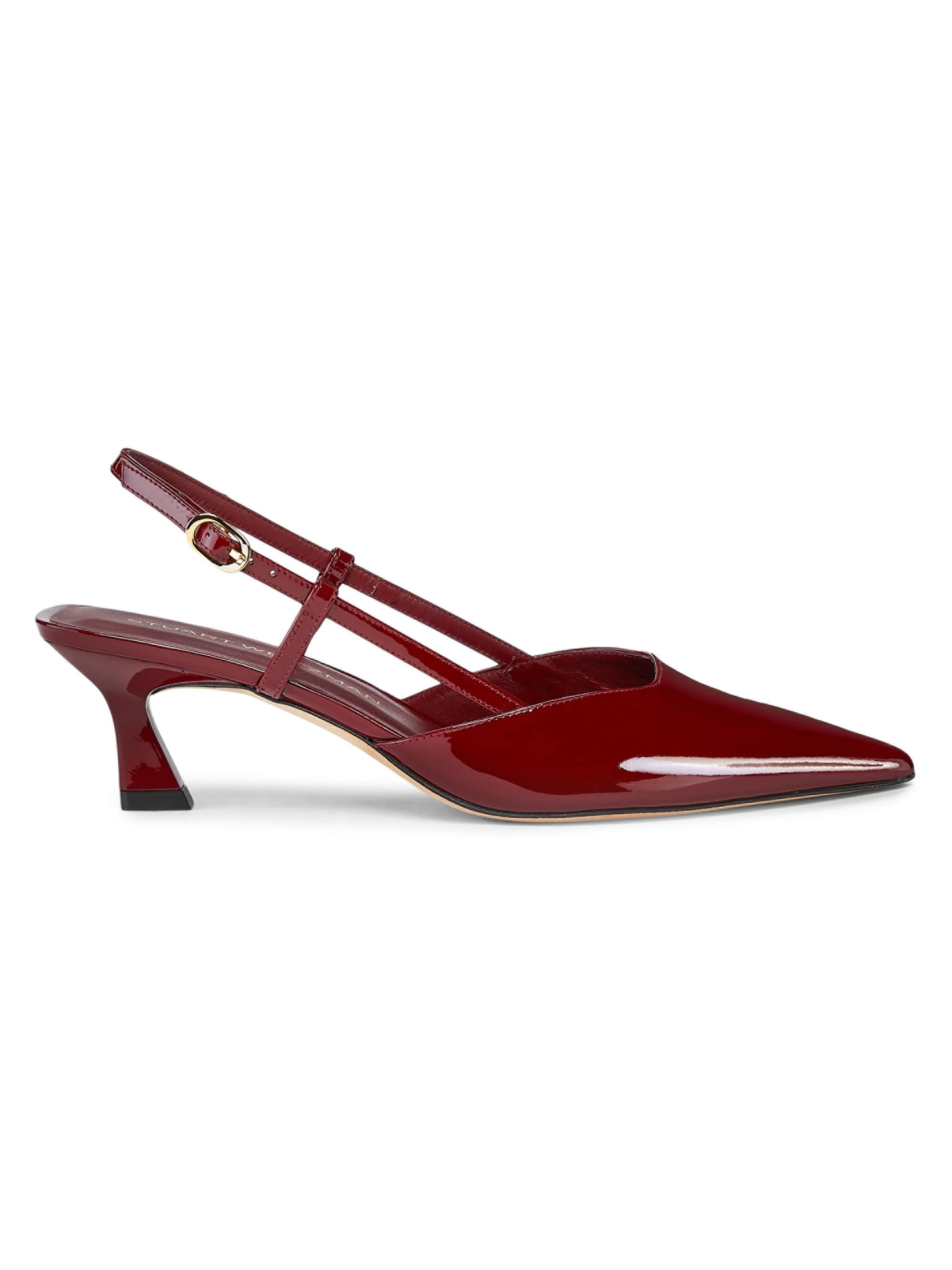 Women's Vinnie 50MM Patent Leather Pumps - Rosewood - 1