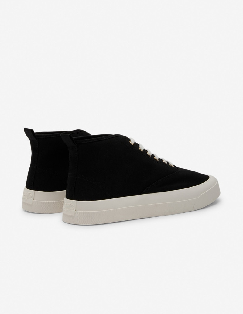 HIGH TOP CANVAS LACE-UP SNEAKERS 3
