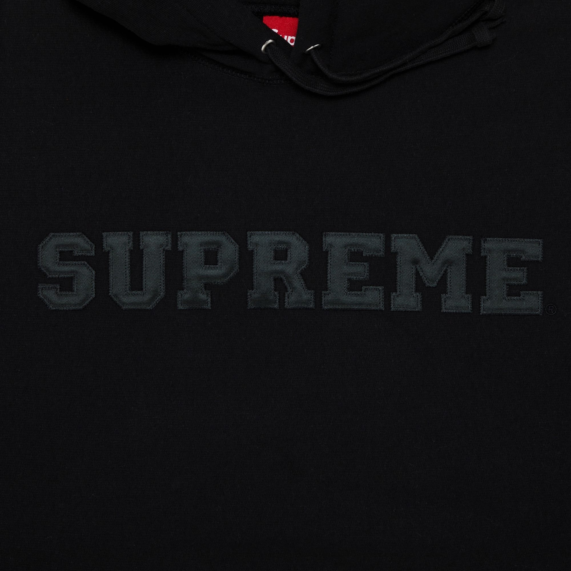 Supreme Collegiate Hooded Sweatshirt 'Black' - 2
