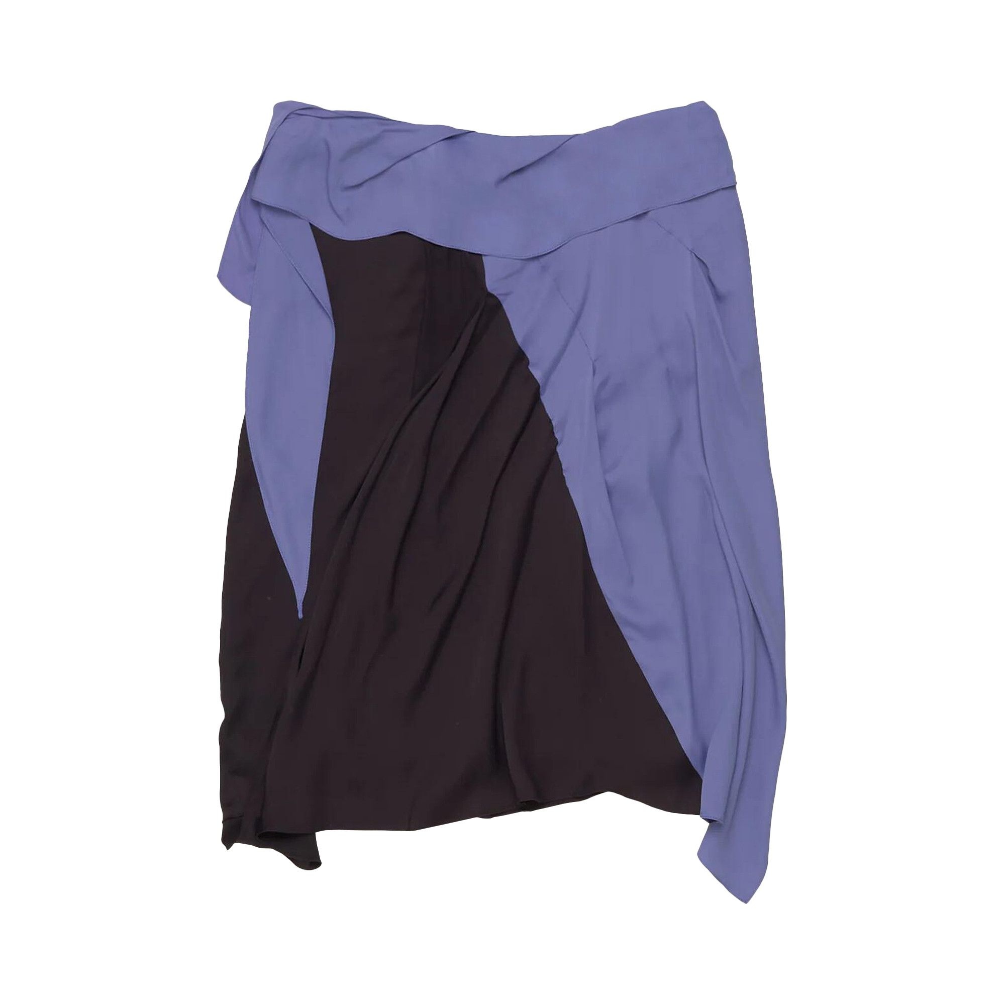 Kiko Kostadinov Kukri Draped Skirt 'Raw Umber/Lilac' - 1
