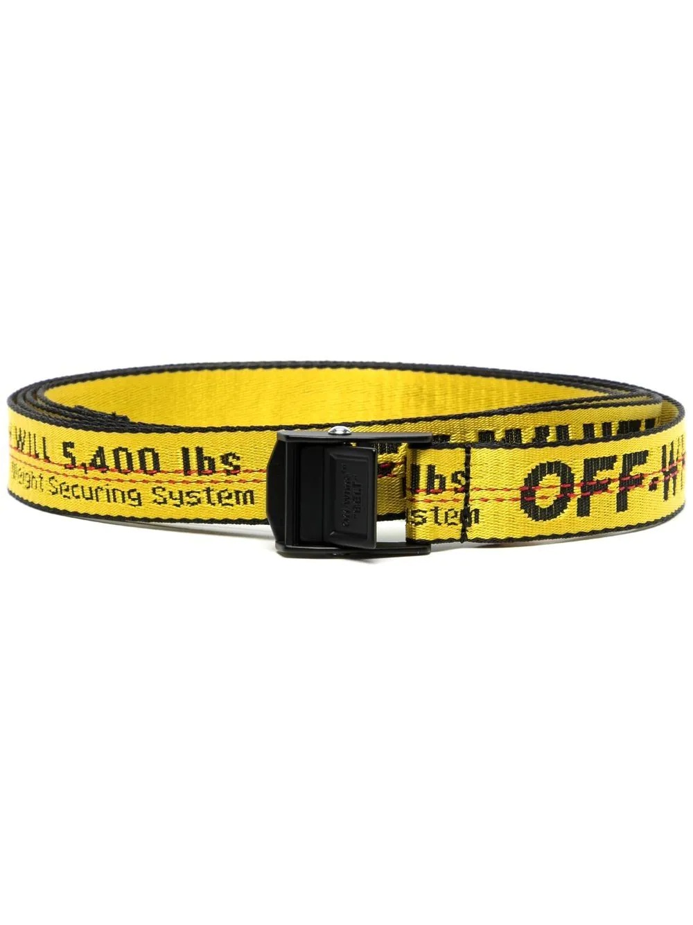 logo-tape detail buckle-fastening belt - 1