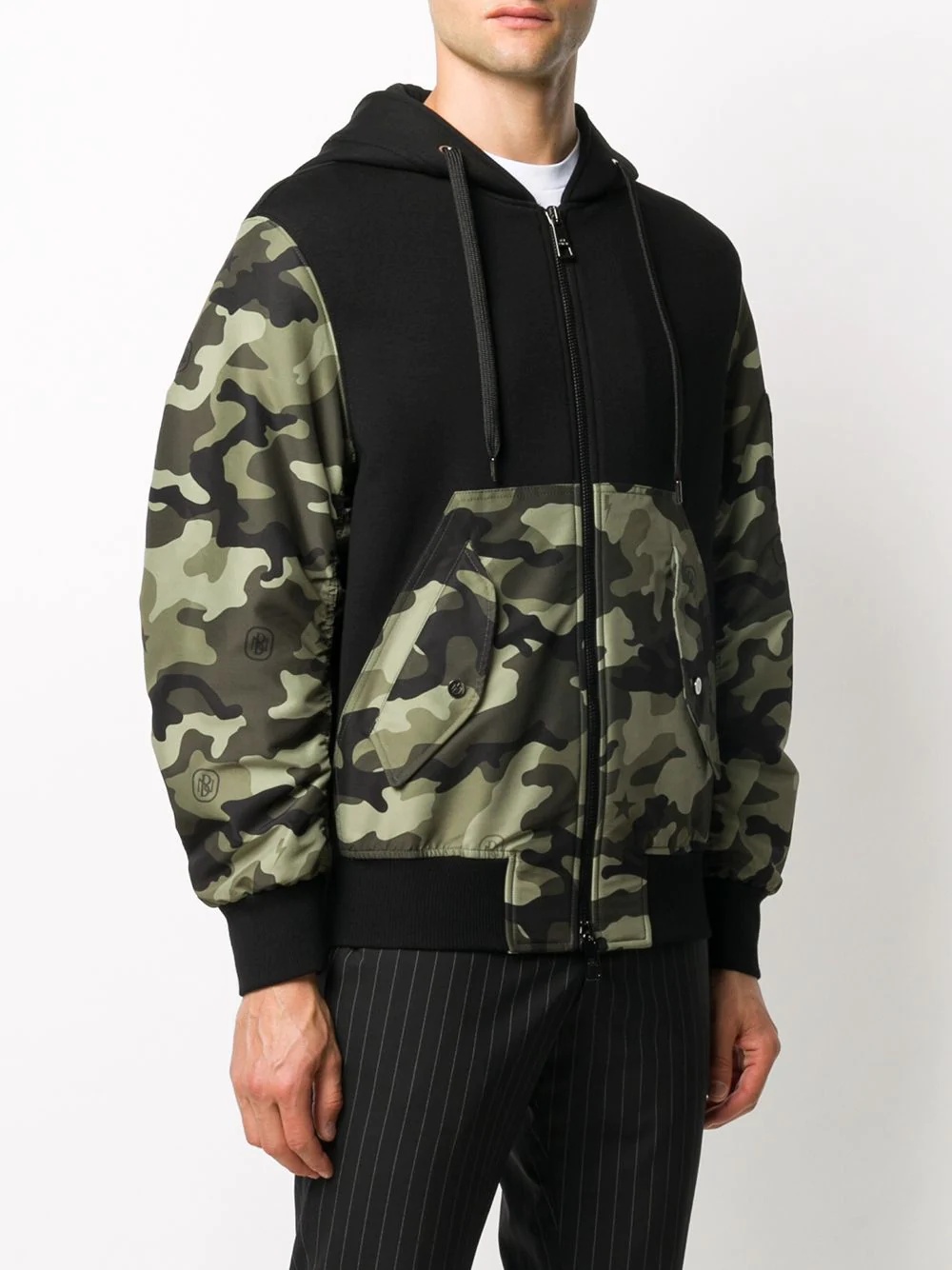 camouflage-pattern hooded jacket - 3