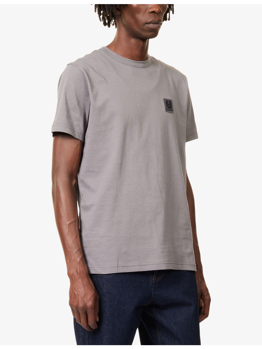 Brand-Patch Crewneck Cotton-Jersey T-Shirt - 3