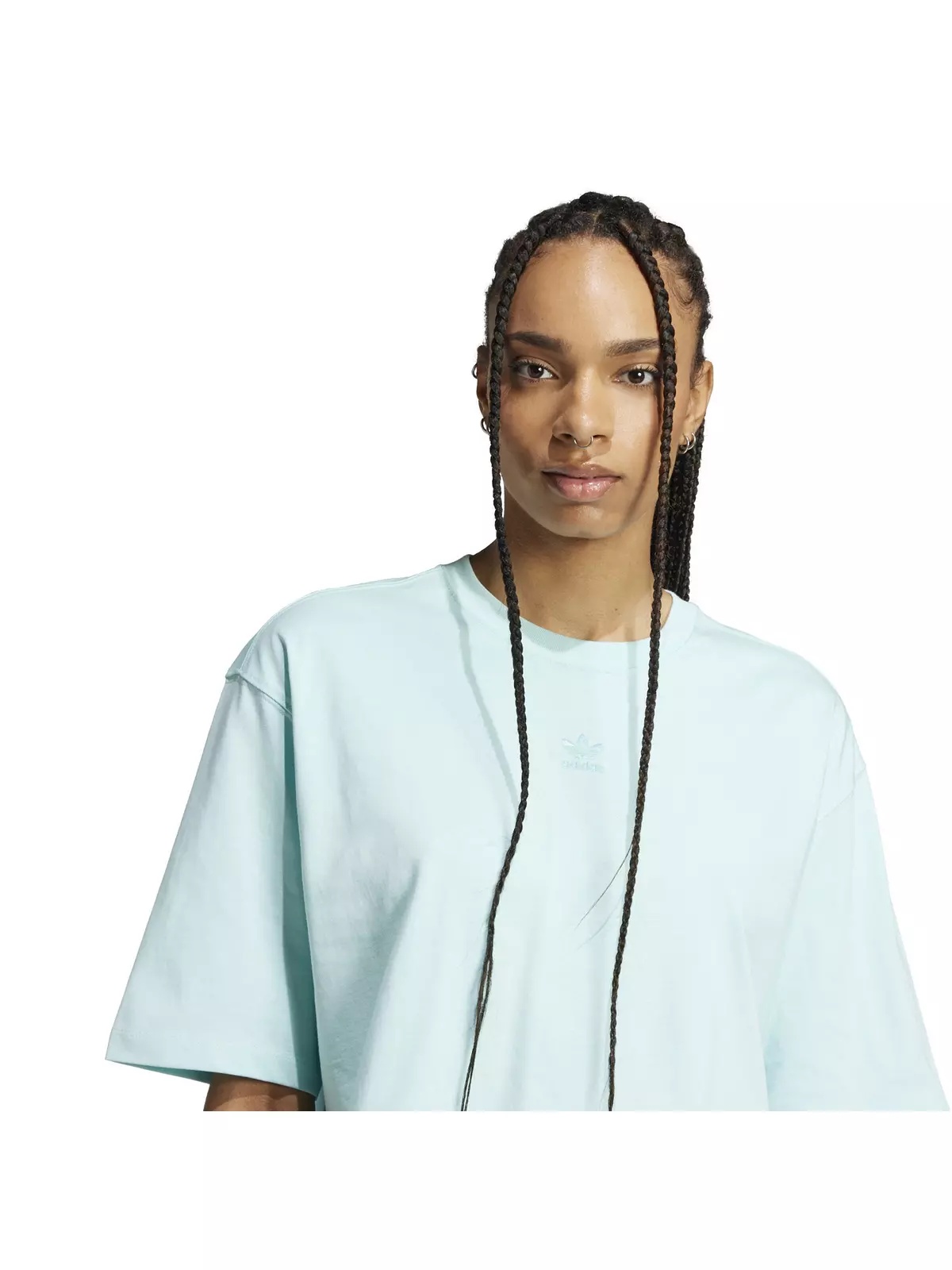 Originals Women's Essentials Crop T-Shirt -Turquoise - 3