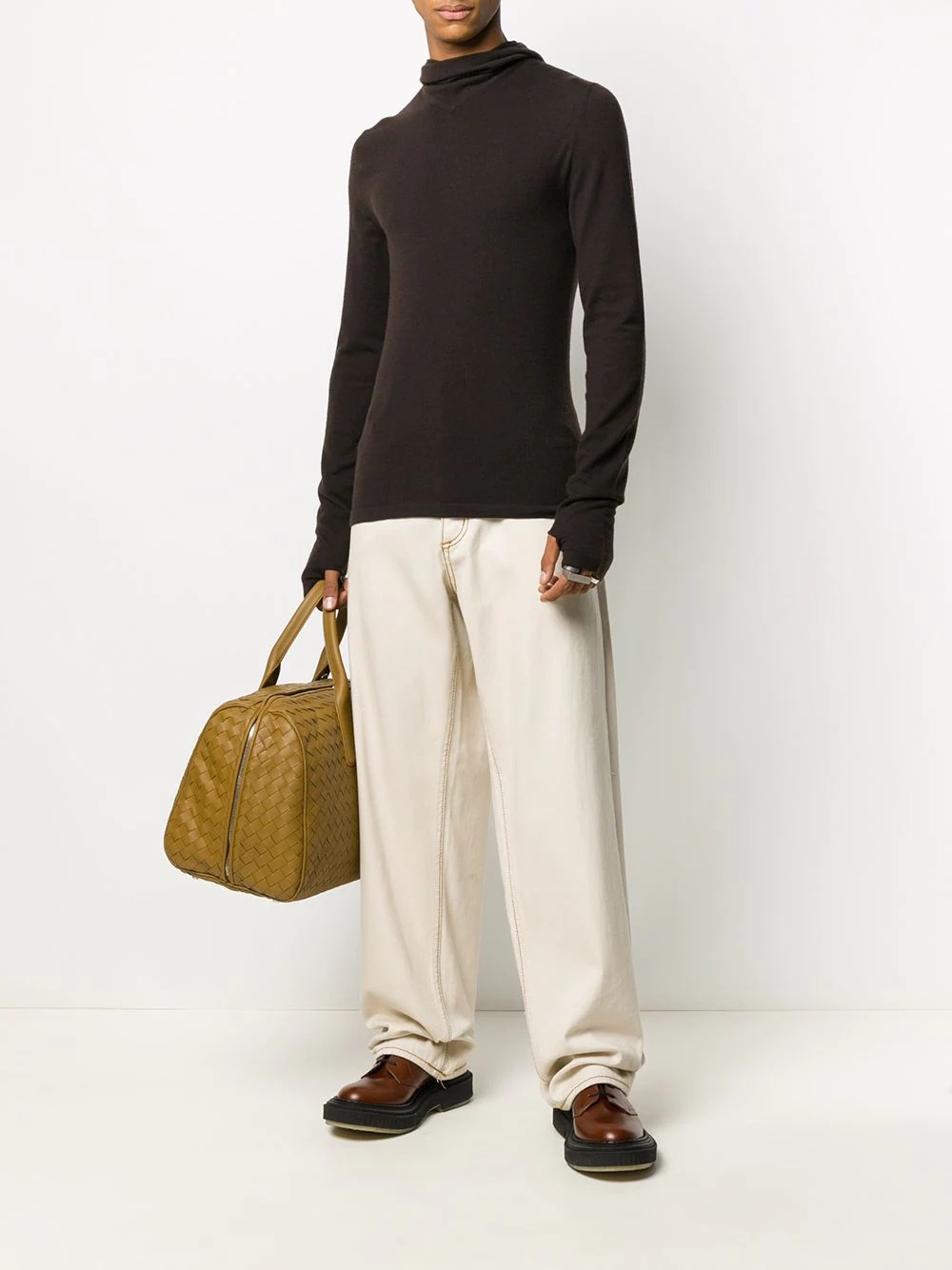 fine knit turtleneck sweater - 2