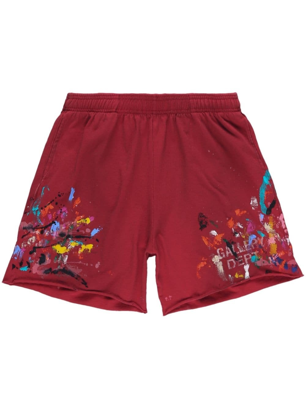 Insomnia paint-splatter track shorts - 1