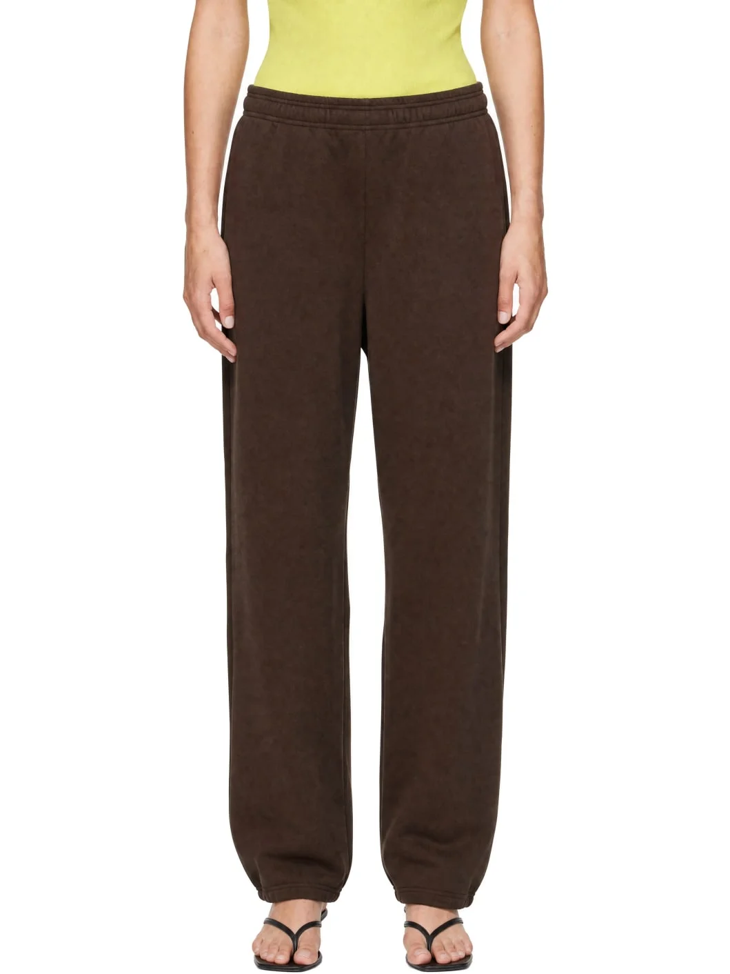 Brown Standard Sweatpants - 1