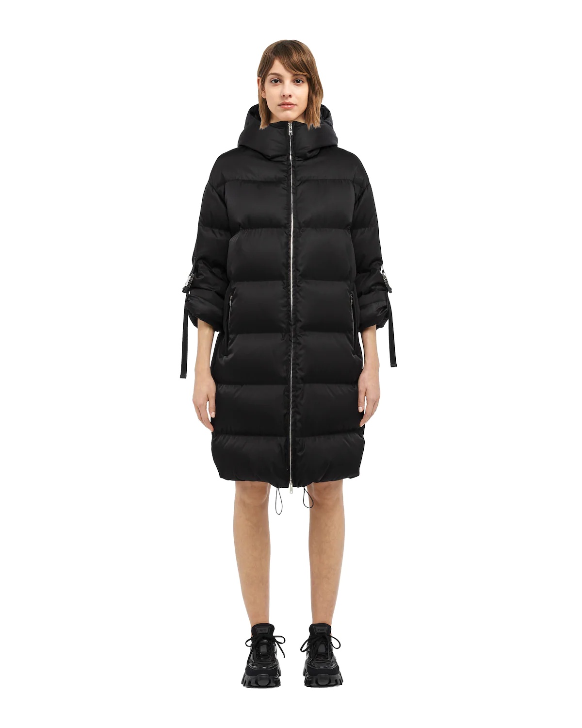 Re-Nylon gabardine puffer coat - 2