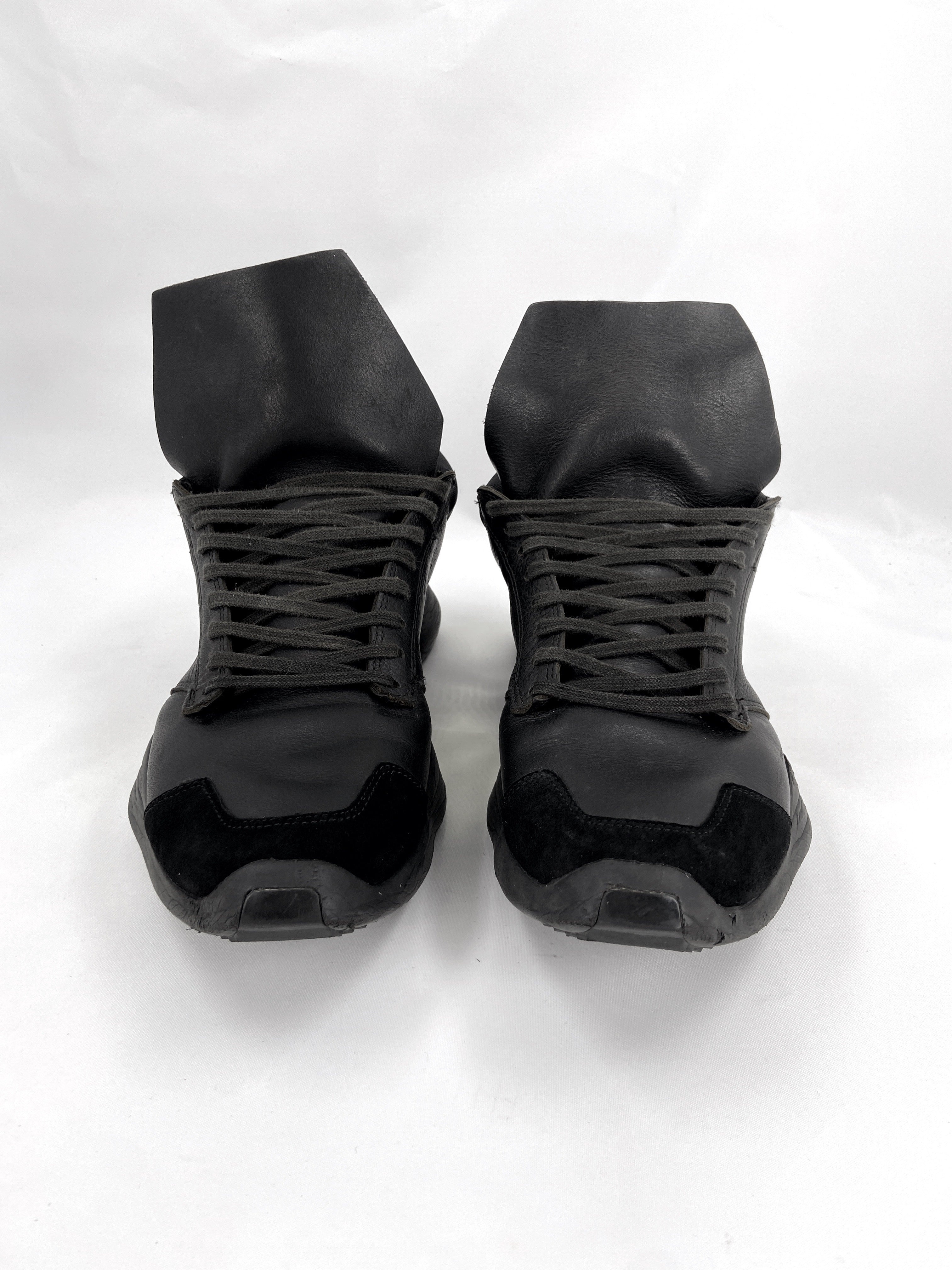 Rick Owens X Adidas Triple Black Runner 44 - 5