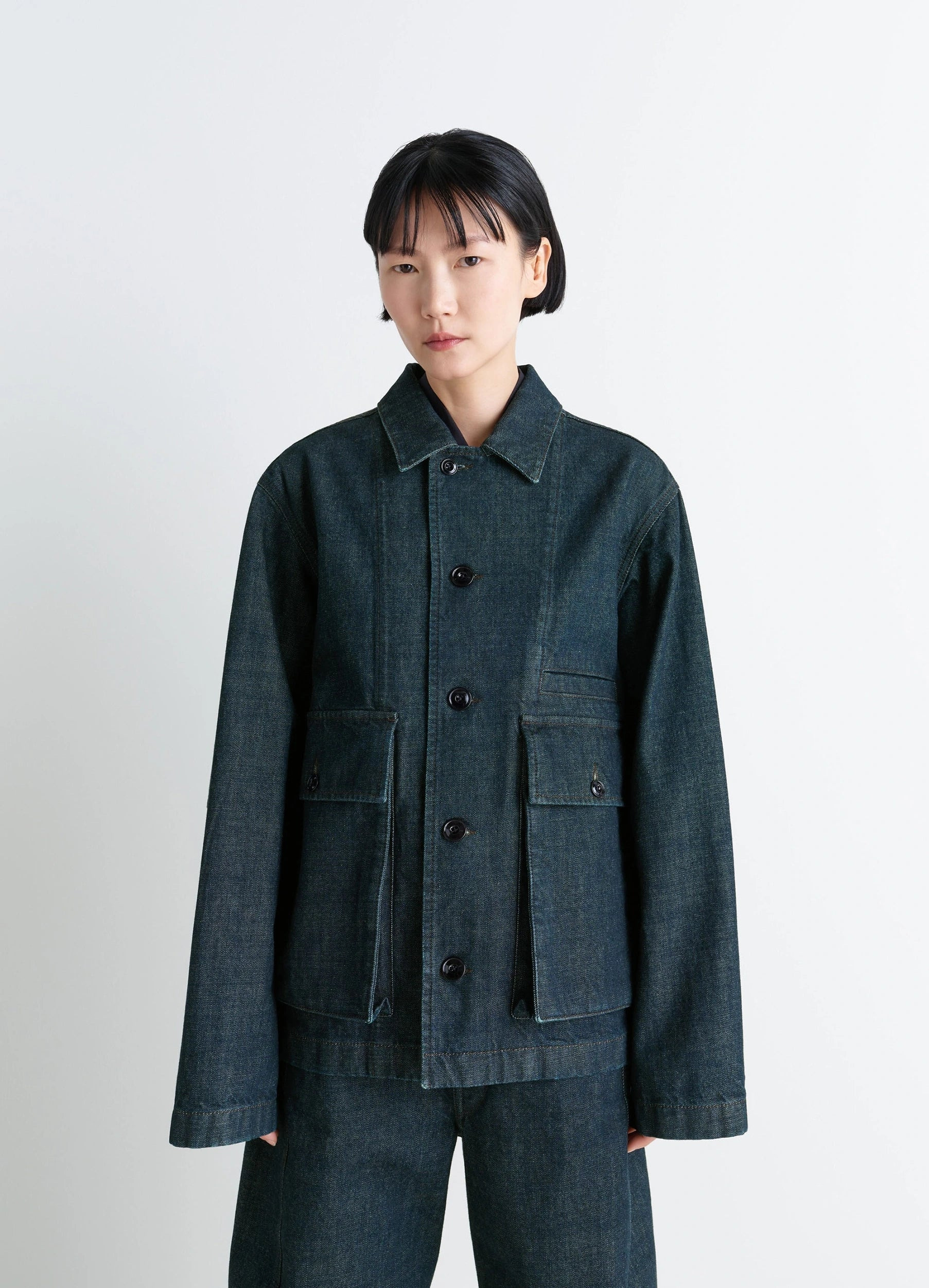 ジャケット・アウター < LEMAIRE > BOXY JACKET Lemaire BOXY JACKET | REVERSIBLE