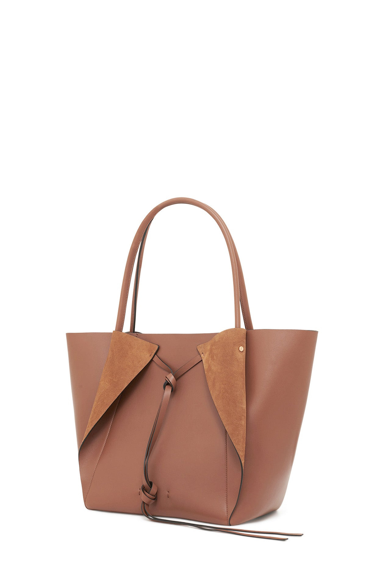Marija Tote Bag in Cognac Nappa Leather - 4