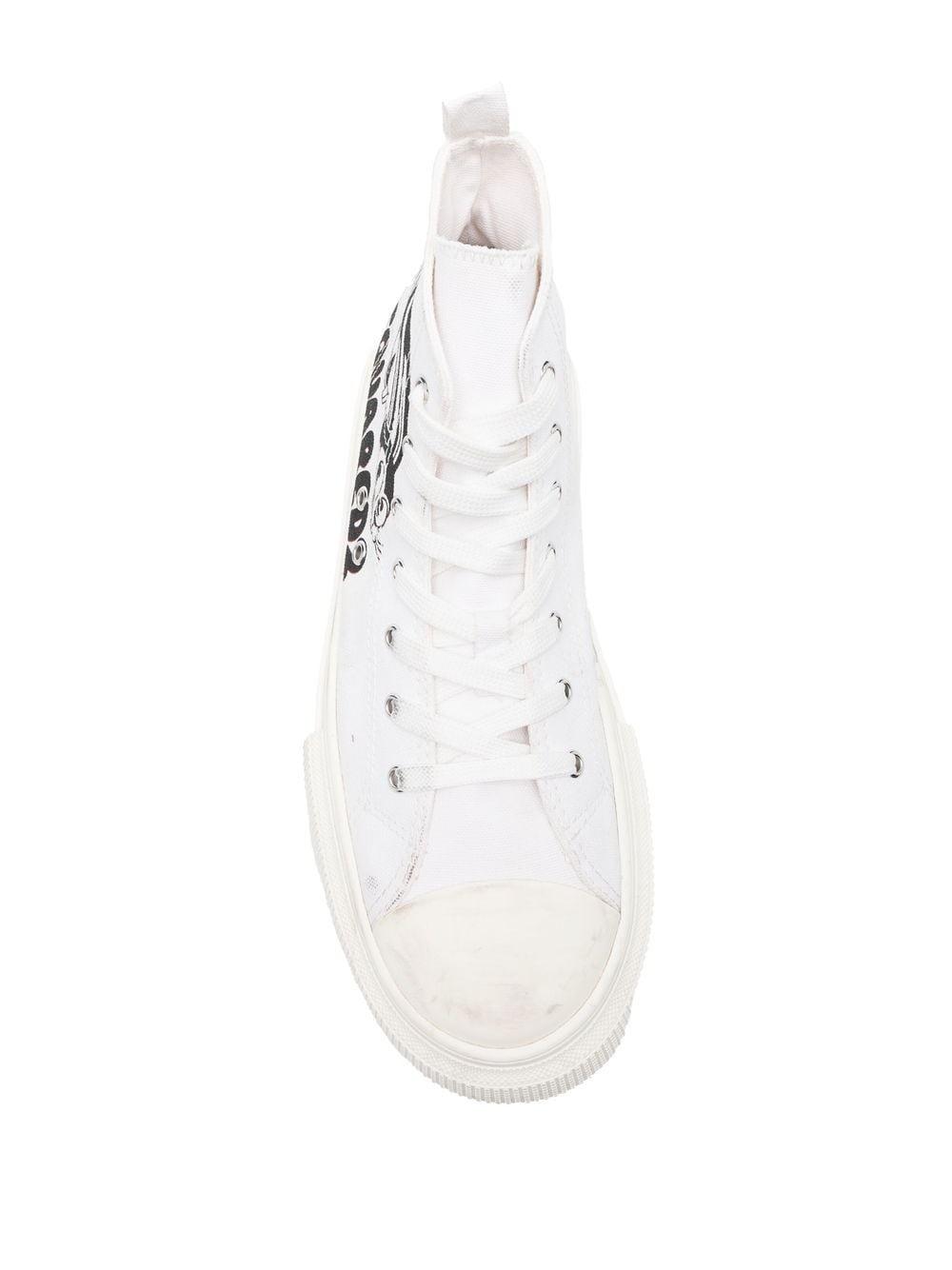 logo-print high-top sneakers - 4